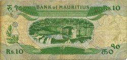 10 Rupees MAURITIUS  1985 P.35b G