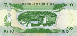10 Rupees ISOLE MAURIZIE  1985 P.35b q.FDC