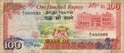 100 Rupees MAURITIUS  1986 P.38 S
