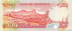 100 Rupees ISOLE MAURIZIE  1986 P.38 FDC