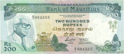 200 Rupees ÎLE MAURICE  1985 P.39b TTB
