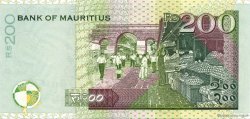 200 Rupees MAURITIUS  2001 P.52b UNC