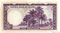 5 Shillings NIGERIA  1958 P.02 UNC-