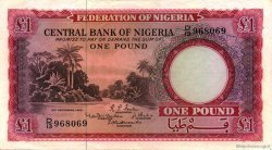 1 Pound NIGERIA  1958 P.04 SPL