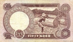 50 Kobo NIGERIA  1973 P.14d BB