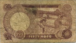 50 Kobo NIGERIA  1973 P.14f G