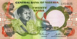 20 Naira NIGERIA  1977 P.18b EBC