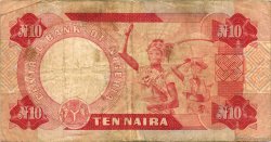 10 Naira NIGERIA  1984 P.25c MB