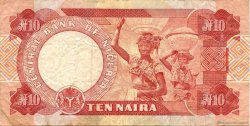 10 Naira NIGERIA  2003 P.25g F+