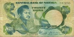 20 Naira NIGERIA  1984 P.26c SGE