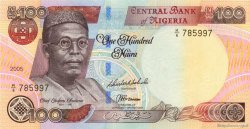 100 Naira NIGERIA  2005 P.28f q.FDC