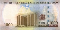 1000 Naira NIGERIA  2005 P.36var q.FDC