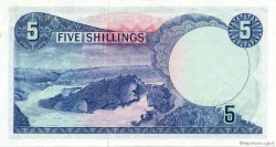 5 Shillings UGANDA  1966 P.01a AU