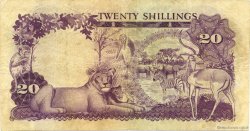 20 Shillings UGANDA  1966 P.03a SS
