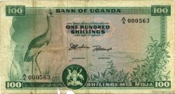 100 Shillings UGANDA  1966 P.05a F