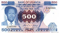 500 Shillings UGANDA  1983 P.22a fST
