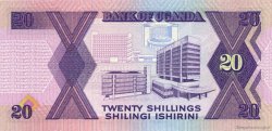 20 Shillings UGANDA  1988 P.29b FDC