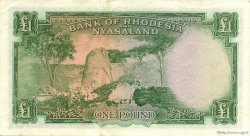 1 Pound RHODESIA AND NYASALAND (Federation of)  1958 P.21a XF