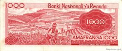 1000 Francs RUANDA  1964 P.10a SS