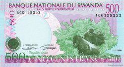 500 Francs RWANDA  1998 P.26a UNC