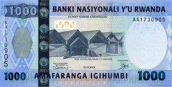 1000 Francs RWANDA  2004 P.31a