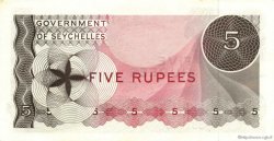 5 Rupees SEYCHELLES  1968 P.14a SC+