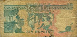 10 Rupees SEYCHELLEN  1989 P.32 SGE