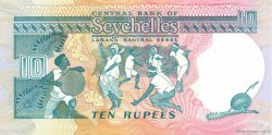 10 Rupees SEYCHELLES  1989 P.32 AU