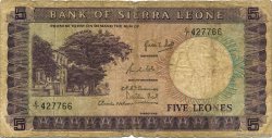 5 Leones SIERRA LEONA  1964 P.03a MC
