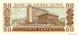 50 Cents SIERRA LEONA  1972 P.04a FDC