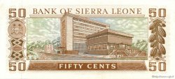 50 Cents SIERRA LEONE  1972 P.04a AU