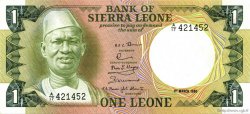 1 Leone SIERRA LEONE  1980 P.05c FDC