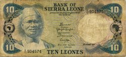 10 Leones SIERRA LEONE  1984 P.08c SGE