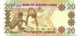 20 Leones SIERRA LEONE  1984 P.14b XF