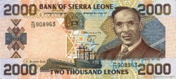 2000 Leones SIERRA LEONE  2000 P.25 VF+
