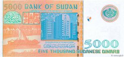 5000 Dinars SUDAN  2002 P.63 ST