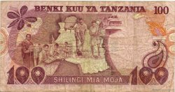 100 Shilingi TANSANIA  1977 P.08a fS