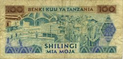 100 Shilingi TANSANIA  1993 P.24 fS
