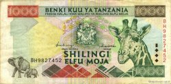 1000 Shilingi TANZANIA  1997 P.31 VF