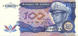 100 Zaïres ZAÏRE  1988 P.33a EBC