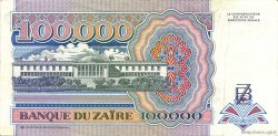 100000 Zaïres ZAÏRE  1992 P.41a fVZ
