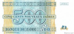 500 Nouveaux Zaïres ZAIRE  1995 P.65 FDC