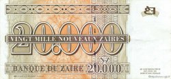 20000 Nouveaux Zaïres ZAÏRE  1996 P.72 EBC
