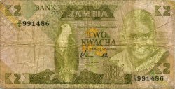 2 Kwacha ZAMBIA  1980 P.24a RC