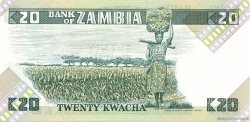 20 Kwacha ZAMBIA  1980 P.27d UNC