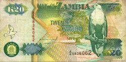 20 Kwacha ZAMBIA  1992 P.36a MBC