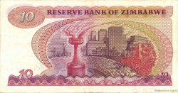 10 Dollars ZIMBABWE  1983 P.03d VF