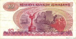 10 Dollars ZIMBABWE  1980 P.03a VF