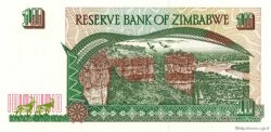 10 Dollars ZIMBABWE  1997 P.06 FDC