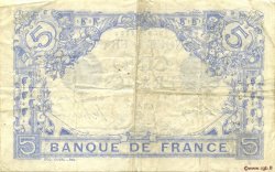5 Francs BLEU FRANKREICH  1916 F.02.46 fSS